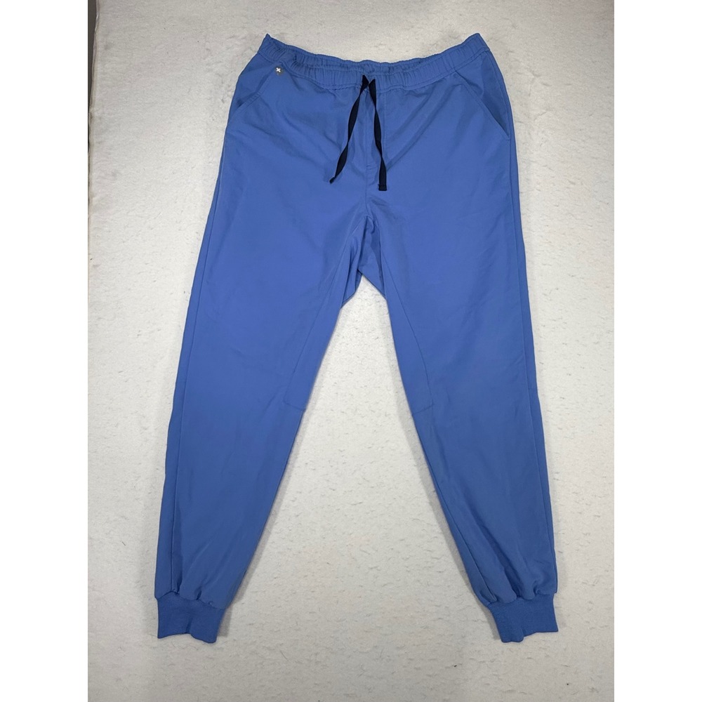 FIGS Tansen Blue Scrub Jogger Pants Mens Large Technical Collection